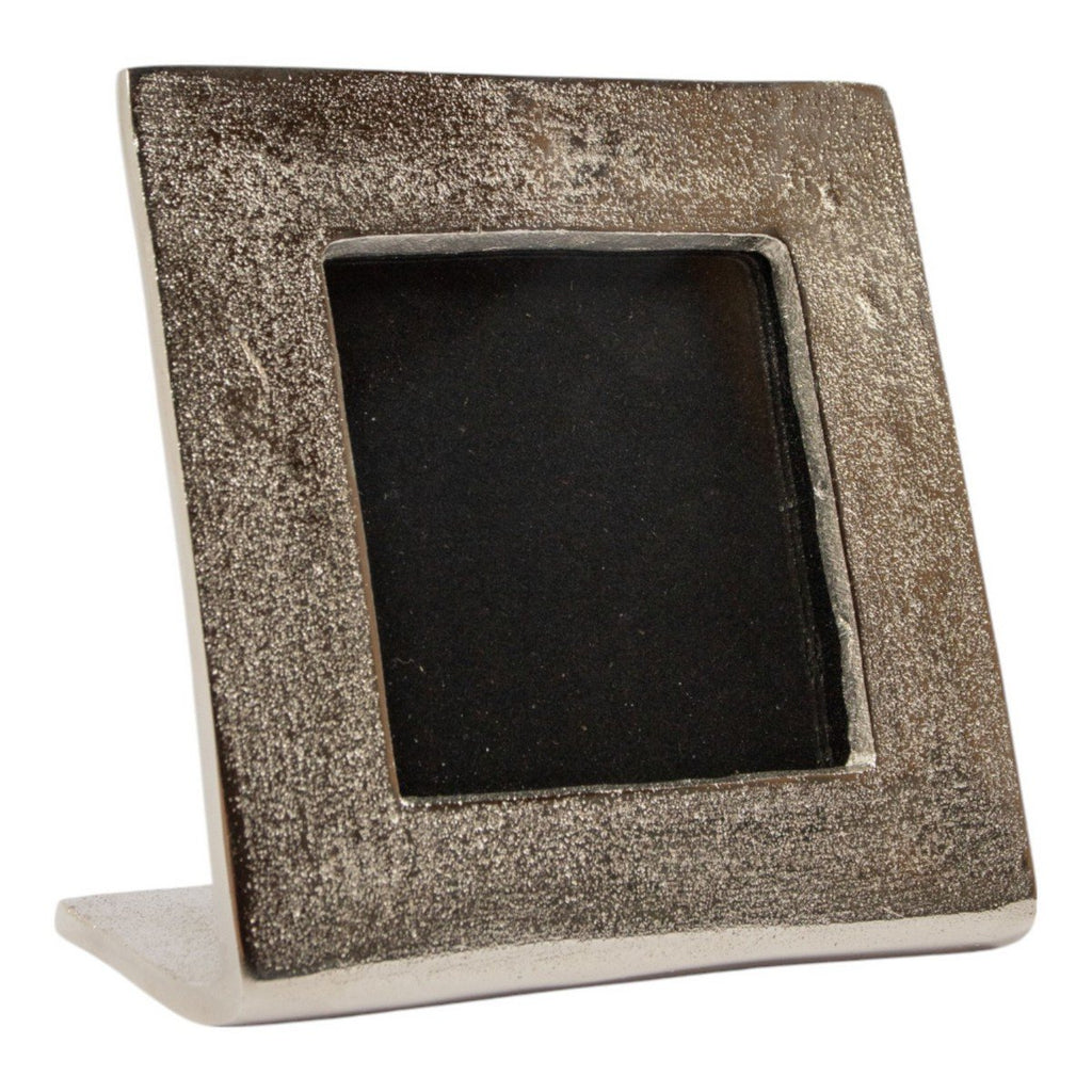 Fotolijst gevouwen zilver 10x10cm