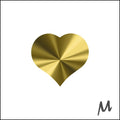 Etiketten – Hart klein goud- 500 stuks