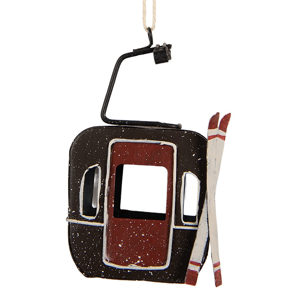 Kersthanger 7x5x12 cm Grijs Metaal