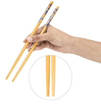 Natuurlijke bamboe eetstokjes – eetstokjes – herbruikbaar – 24 cm, 5 paar