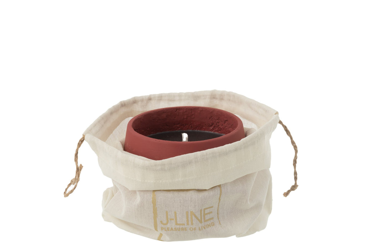 J-Line Buitenkaars Cyra Cement Rood Small 18U