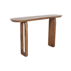 Bullnose consoletafel mangohout bruin - 140cm