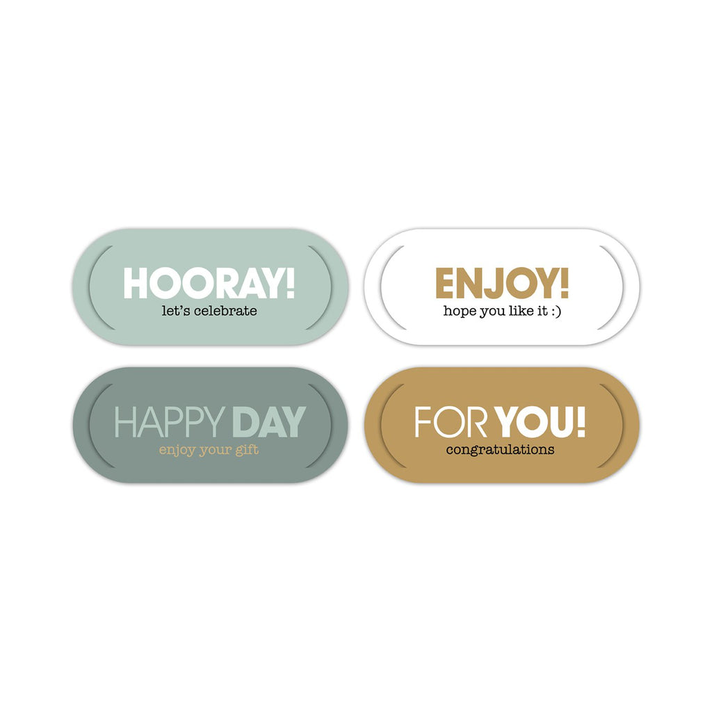 Perfect basics - Retro mould - Cadeaulabels 60 stuks