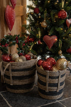 Kerstbal Ø 7 cm Goudkleurig Glas Kerstdecoratie