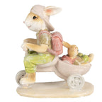 Beeld Konijn 12 cm Bruin Polyresin