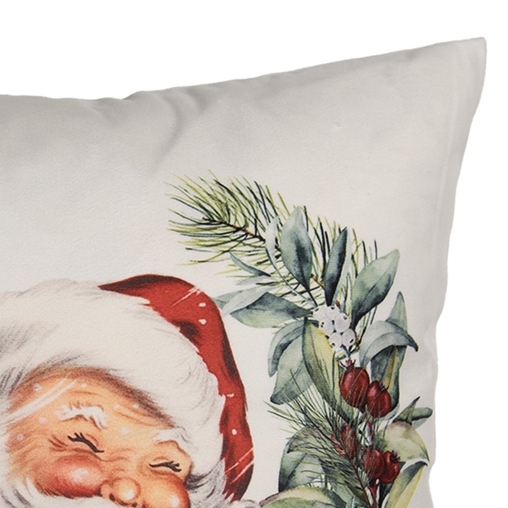 Kussenhoes 45x45 cm Wit Polyester Kerst