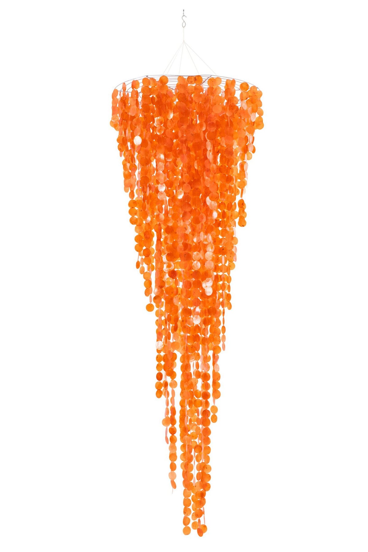 J-Line hanger Schelp - schelpen - oranje - L