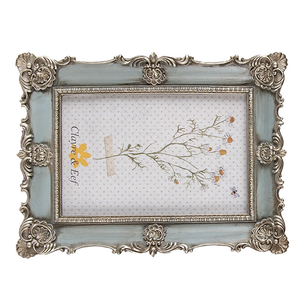 Fotolijst 10x15 cm Blauw Polyresin Fotokader