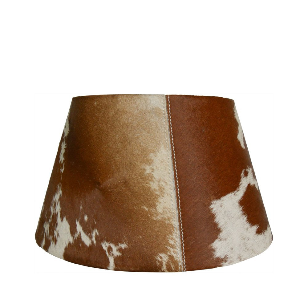 Lampenkap koe bruin/wit 30cm