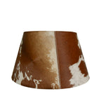Lampenkap koe bruin/wit 30cm