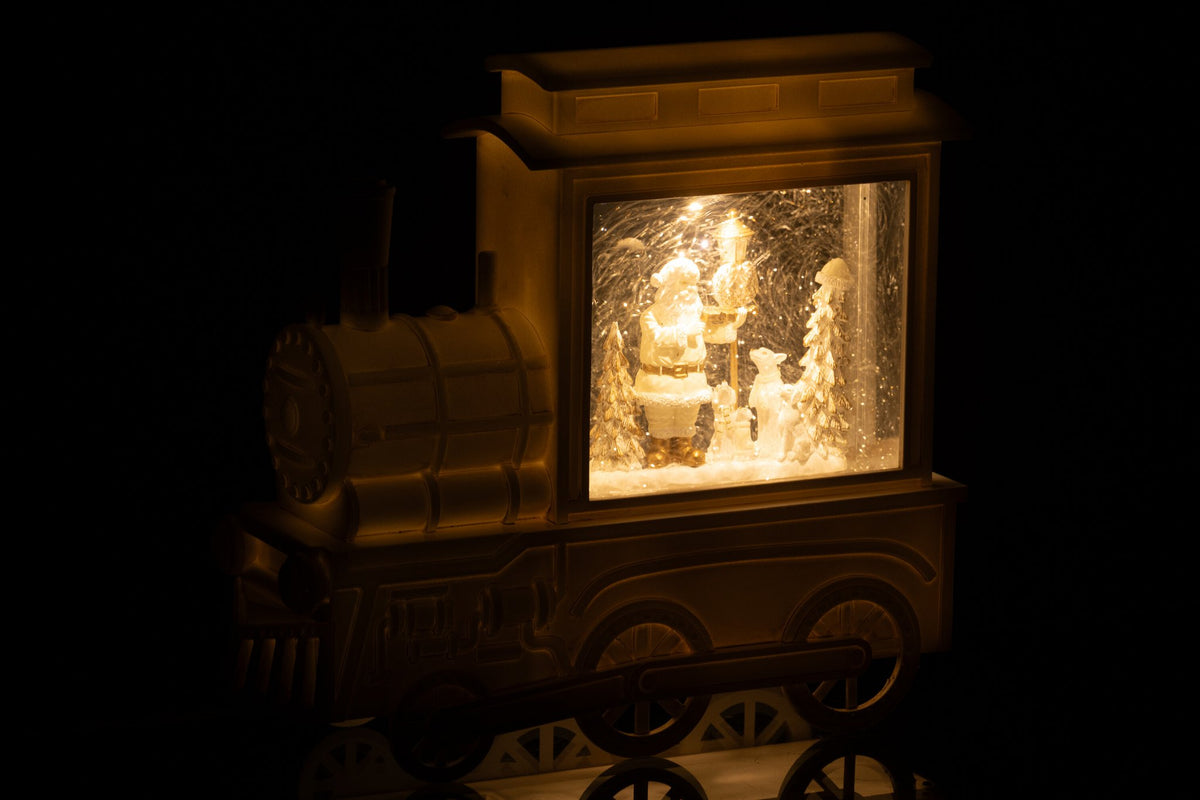 J-Line waterbal Locomotief - kunststof - wit