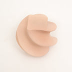 Abstract aluminium decorobject – beige gepoedercoat