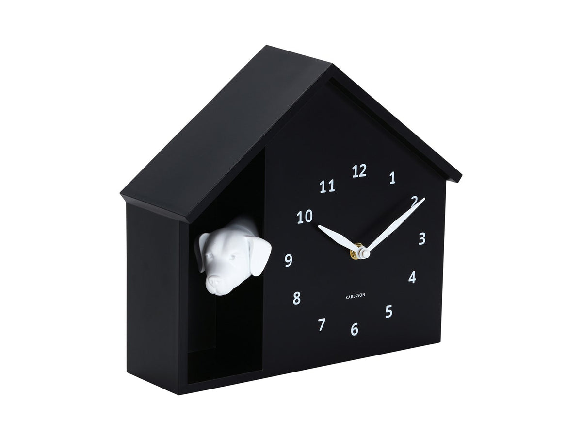 Wandklok Gluren Doggy