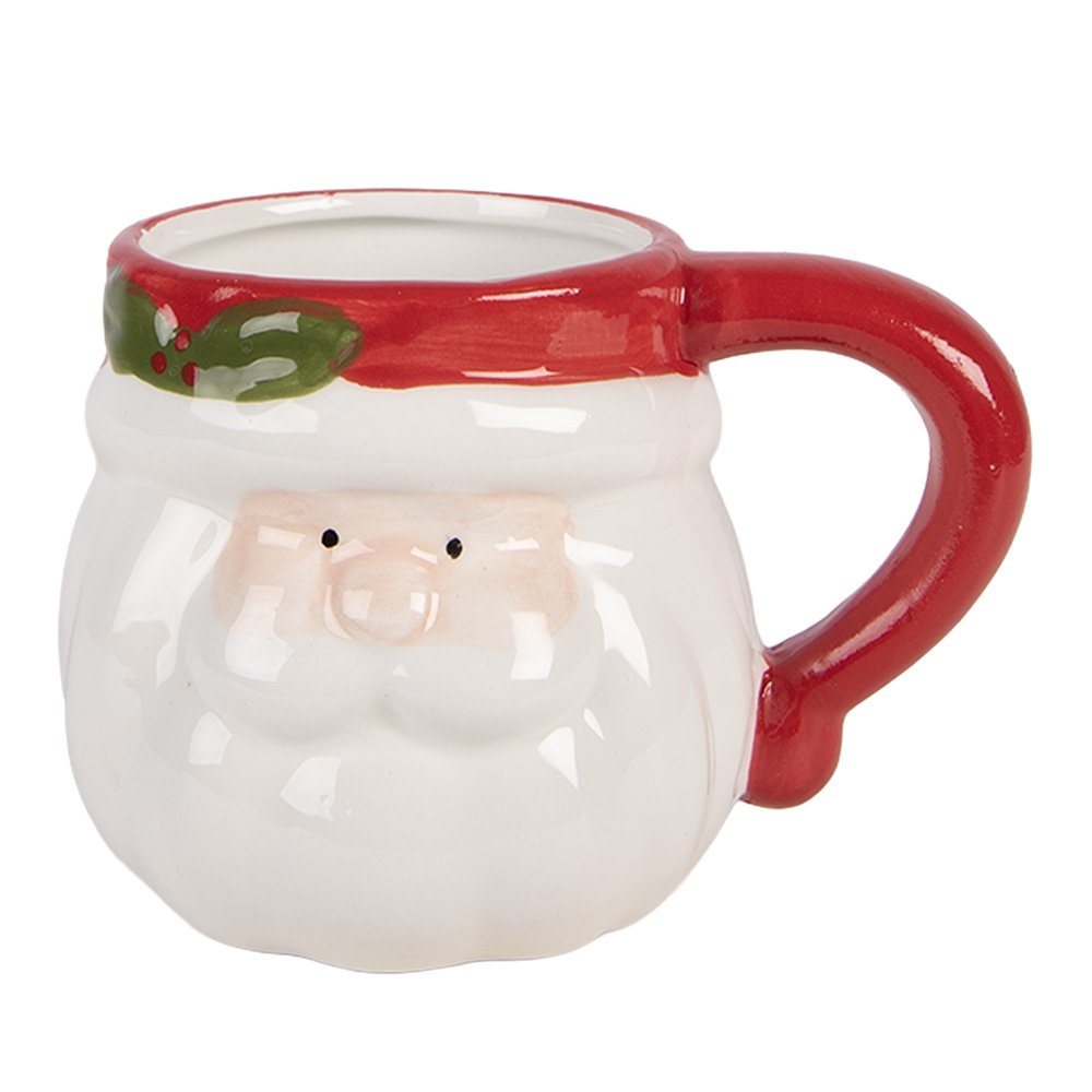 Mok Kerstman 300 ml Wit Keramiek