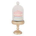 Decoratie Beeld Macarons Ø 7x17 cm Goudkleurig Kunststof