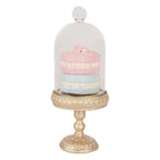 Decoratie Beeld Macarons Ø 7x17 cm Goudkleurig Kunststof