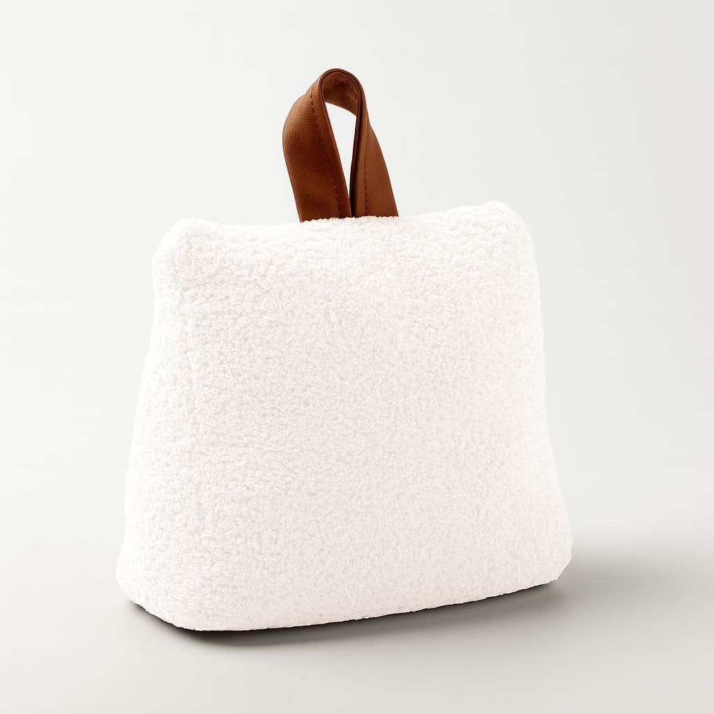 Textino Teddy - Deurstopper 18x8x18 cm - Tofu - Beige