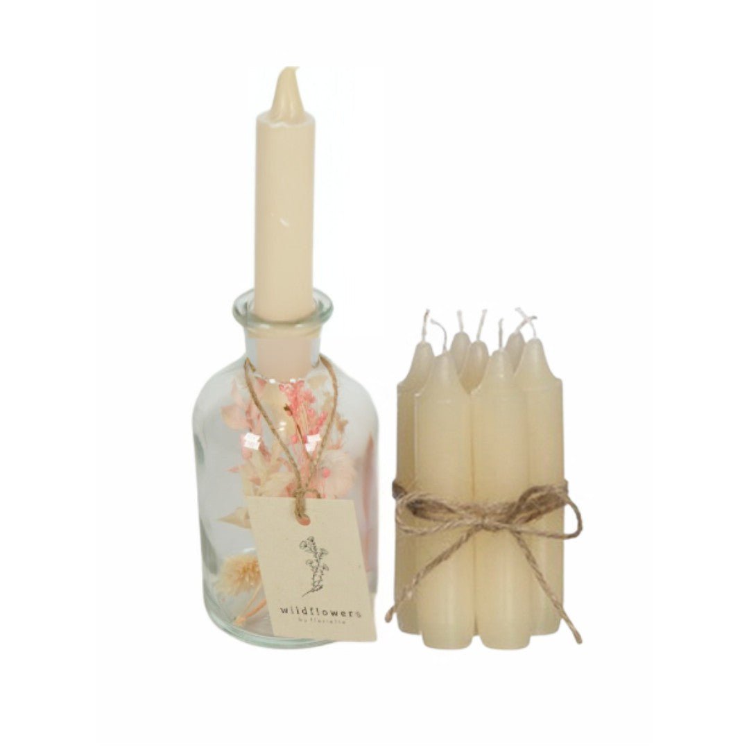 Helderheidsvaas met cadeaubon creme