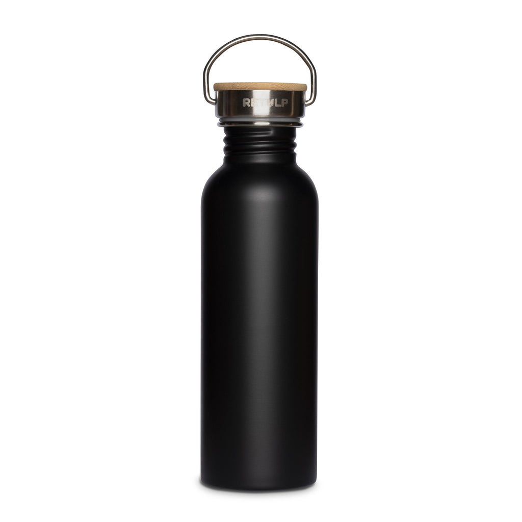 Drinkfles Urban RVS steel Black 750 ml