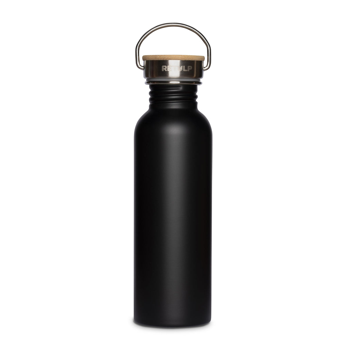 Drinkfles Urban RVS steel Black 750 ml