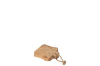 J-Line Organic snijplank - hout - naturel - mini