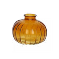 Fles Carmen transparante ronde oker 8,5 cm