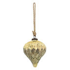 Kerstbal Ø 13 cm Goudkleeurig Glas Kerstdecoratie