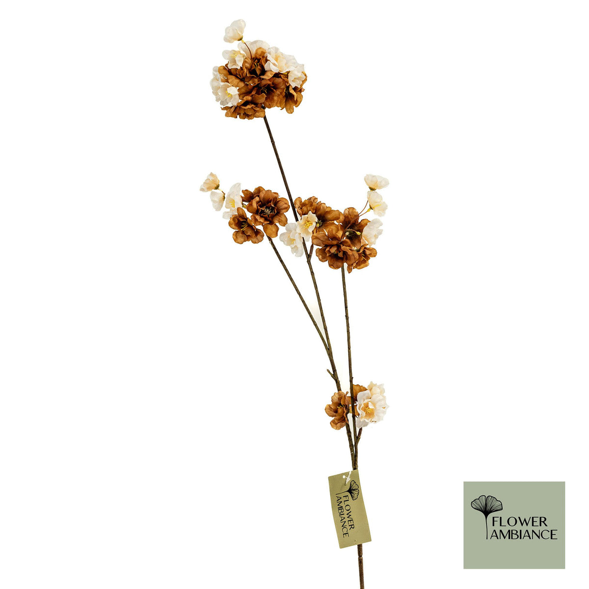 Prunus malaga spray beige/bruin 84