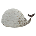 Decoratie Beeld Walvis Wit Hout Decoratie