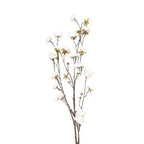 Kunstbloem 115 cm Wit Kunststof