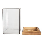 Decoratie Kweekkastje 12x12x19 cm Transparant Glas
