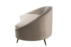 J-Line sofa Elisabeth - textiel - zilver