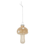 Kersthanger Ø 4x8 cm Beige Glas