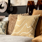 Nederlands decor Ciri - kussen 45x45 cm - semolina - beige