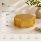 Gouden Decor Opbergdoos – Ijzer