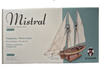 Modelbouw Zeilschip Schip Platbodem Pailbote 'Mistral' van hout