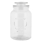 Voorraadpot Deksel Ø 12x21 cm Transparant Glas
