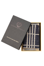 Men Galatia Scarf Navy-Beige