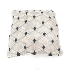 Handgebreide decoratieve kussenhoezen van macramé – met verborgen ritssluiting – 16x16 inch