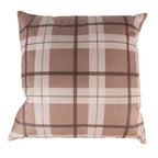 Kussenhoes 45x45 cm Beige Polyester Gewei