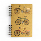 Duurzaam Houten Notitieboek Vintage Fietsen – Komoni