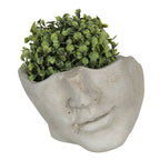Bloempot 23x20x14 cm Beige Steen Bloempot Binnen