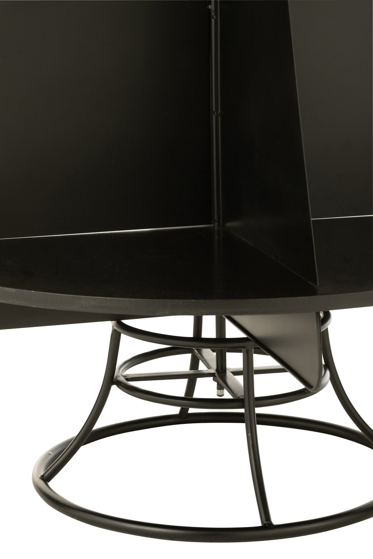 J-Line rek Kerstboom - metaal - zwart - M