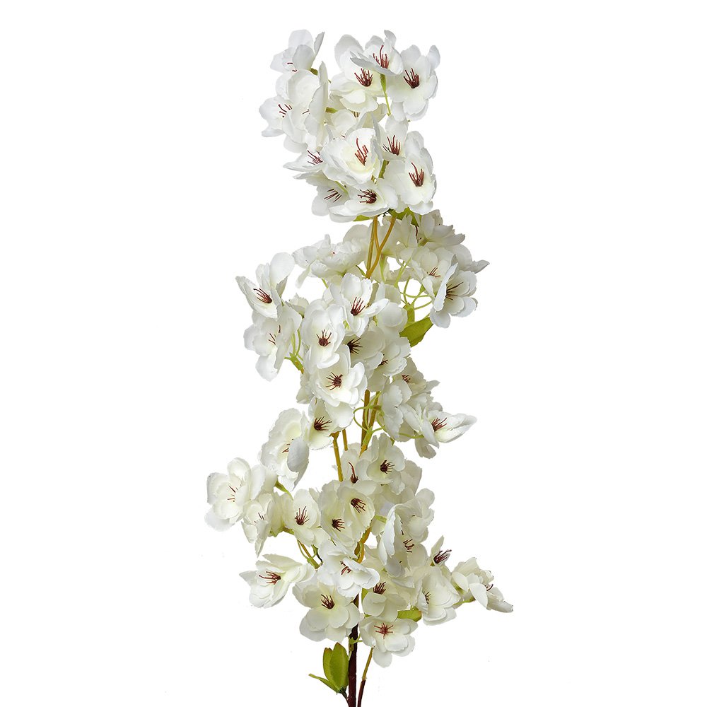 Kunstbloem 98 cm Wit Kunststof