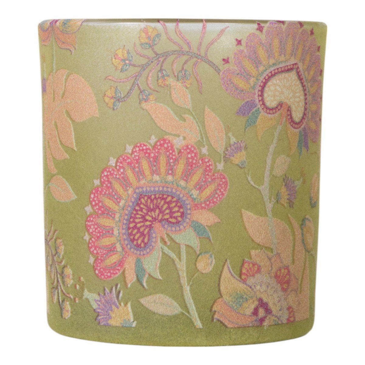 Theelichthouder neon bloemen klein 8cm