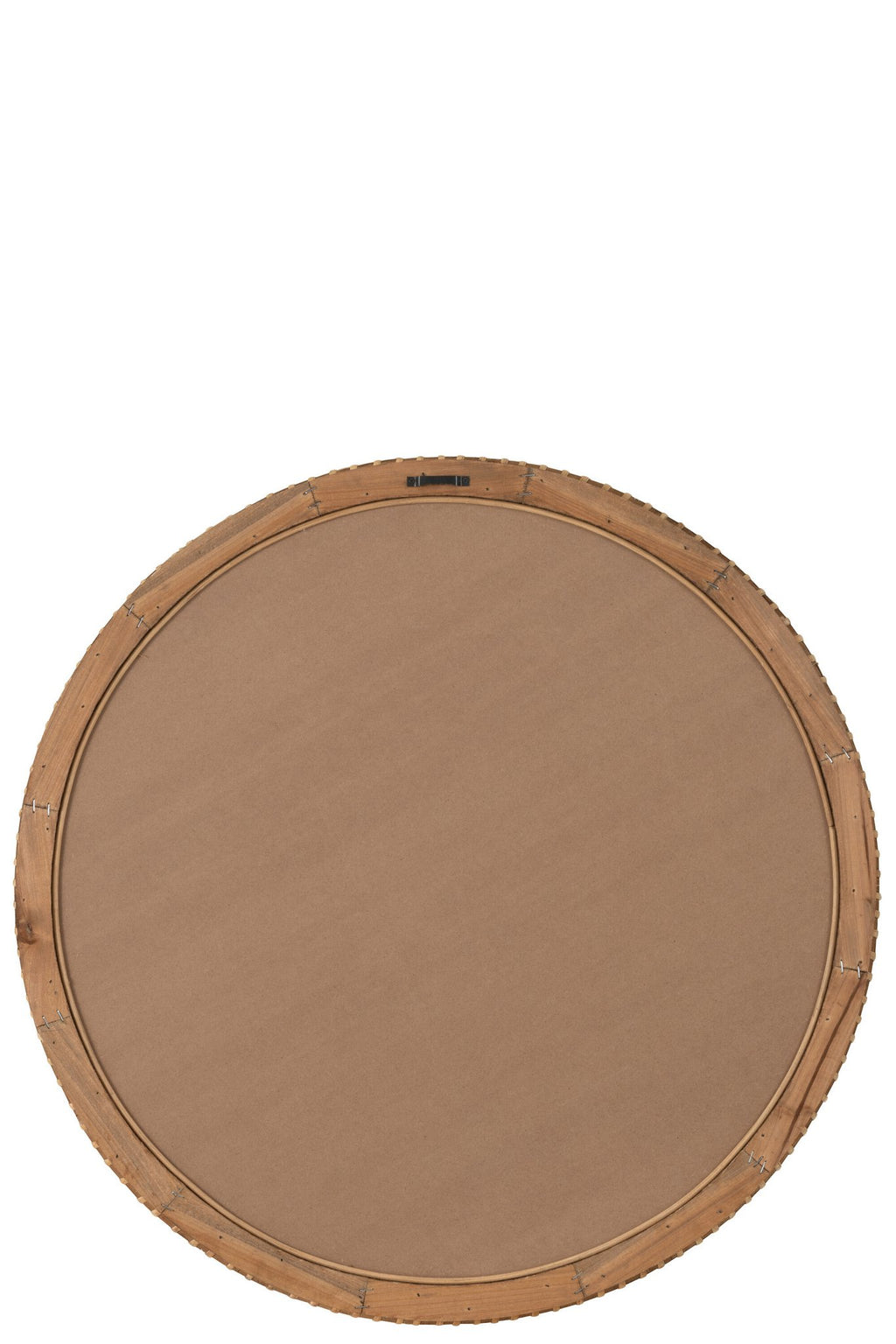 J-Line spiegel Rond - spar/glas - naturel - Ø 75 cm