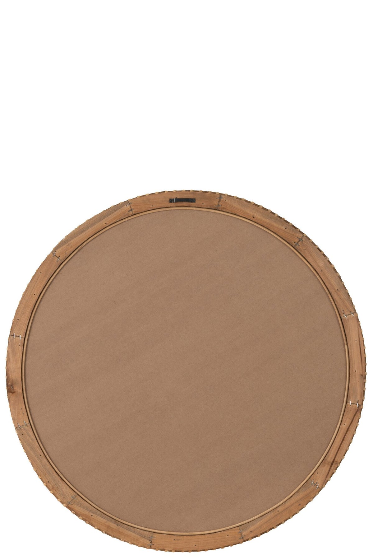 J-Line spiegel Rond - spar/glas - naturel - Ø 75 cm