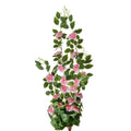 Kunstbloem 87 cm Roze Groen Kunststof