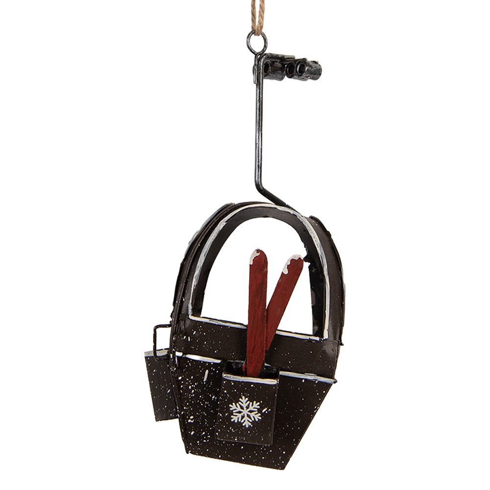 Kersthanger 7x7x17 cm Grijs Metaal