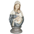 Beeld Maria 19x15x39 cm Blauw Beige Polyresin Kerstdecoratie